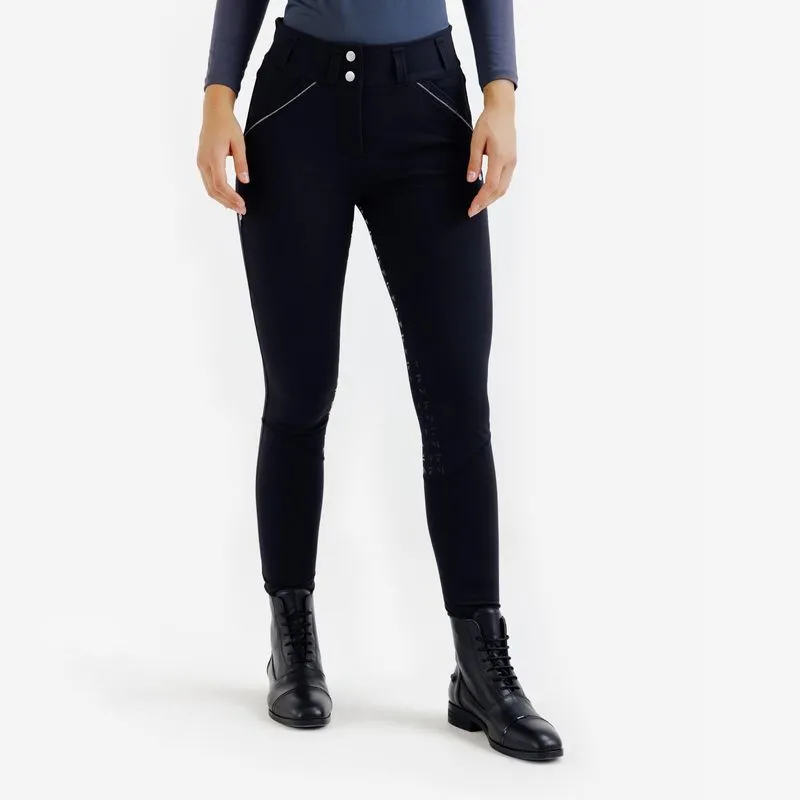 Culote de hipismo 900 Full Grip Feminino, XS