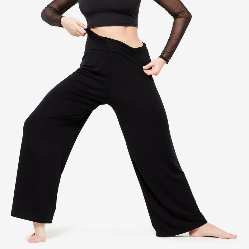 Calça Feminina de Dança Fluida Domyos Preta - PP (L30)