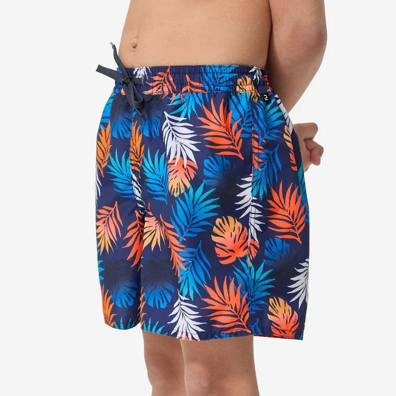 Short Infantil de Surf 100 Bs Azul - 7 ANOS