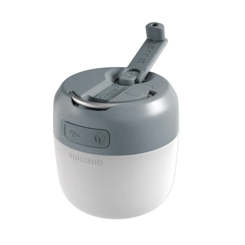 Lanterna de Camping BL 60 Recarregável USB-C e Dinamo 60 Lúmens Quechua Vermelha - TAMANHO ÚNICO
