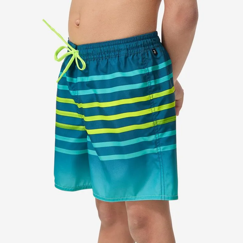 Short Infantil de Surf 100 Tokyo Sun 100 Decathlon Azul - 7 ANOS