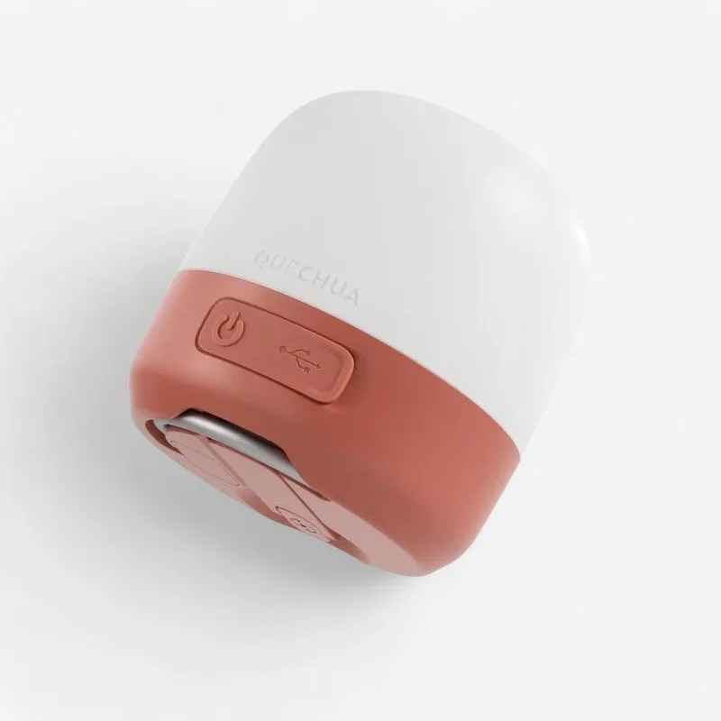Lanterna de Camping Recarregável USB e Dínamo BL 60 Quechua Coral - UNICO