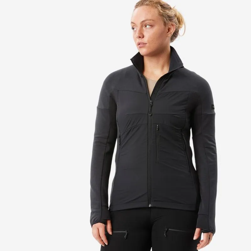 Jaqueta Feminina de Trekking MT900 Simond Preto, PP