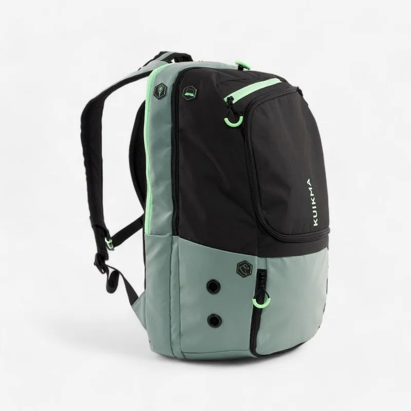 Mochila de Padel Isotérmica 30 L Kuikma PBP Elite Verde e Preta - TAMANHO ÚNICO