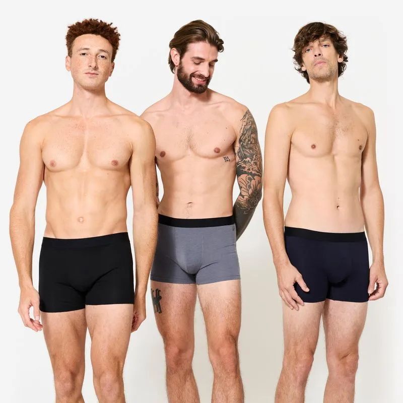 Cueca Boxer em Algodão Fitness (Conjunto com 3), M