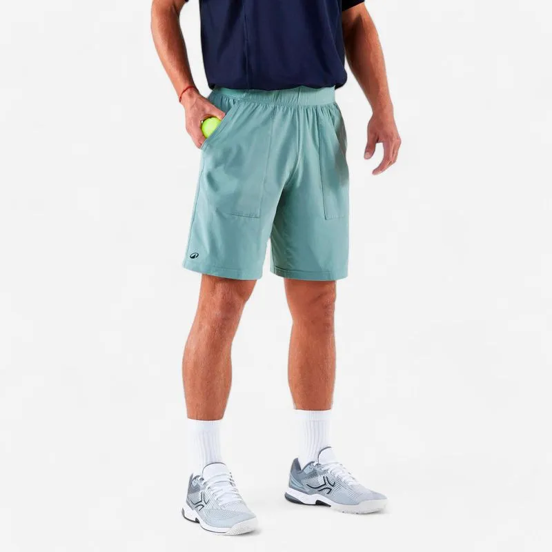 Bermuda Masculina de Tênis Tsh Dry Kuikma Verde Shorts Artengo DRY Verde Acizentado, M