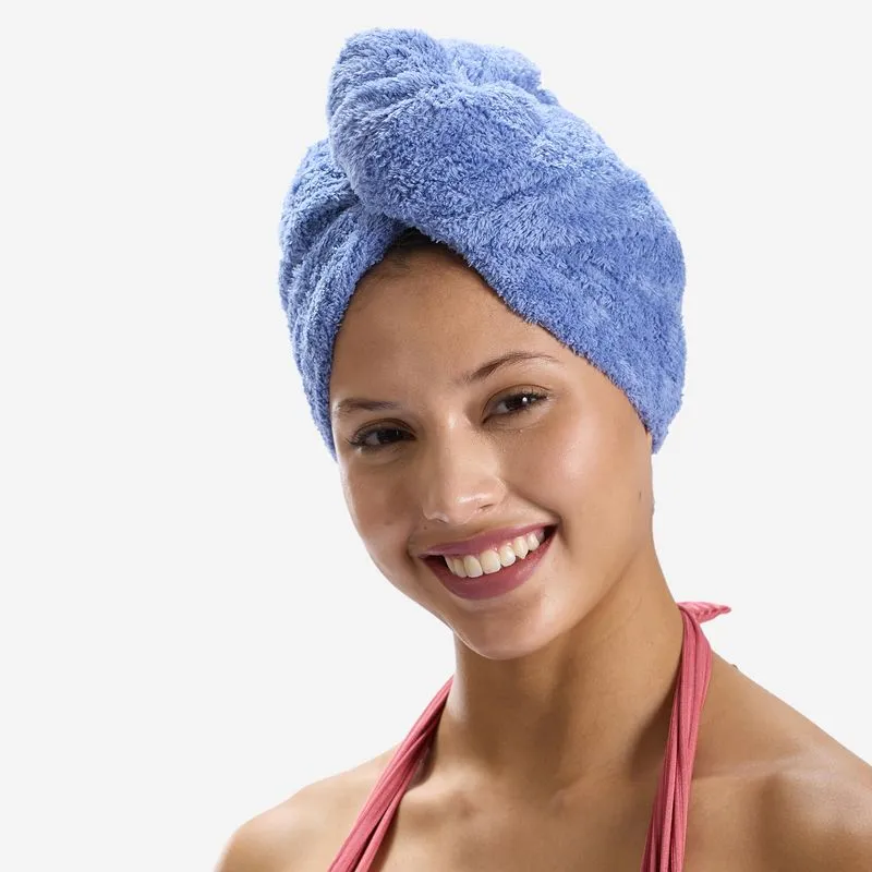 Toalha de Cabelo em Microfibra Nabaiji Azul TOALHA CABELO SOFT BLUE JEANS, ÚNICO