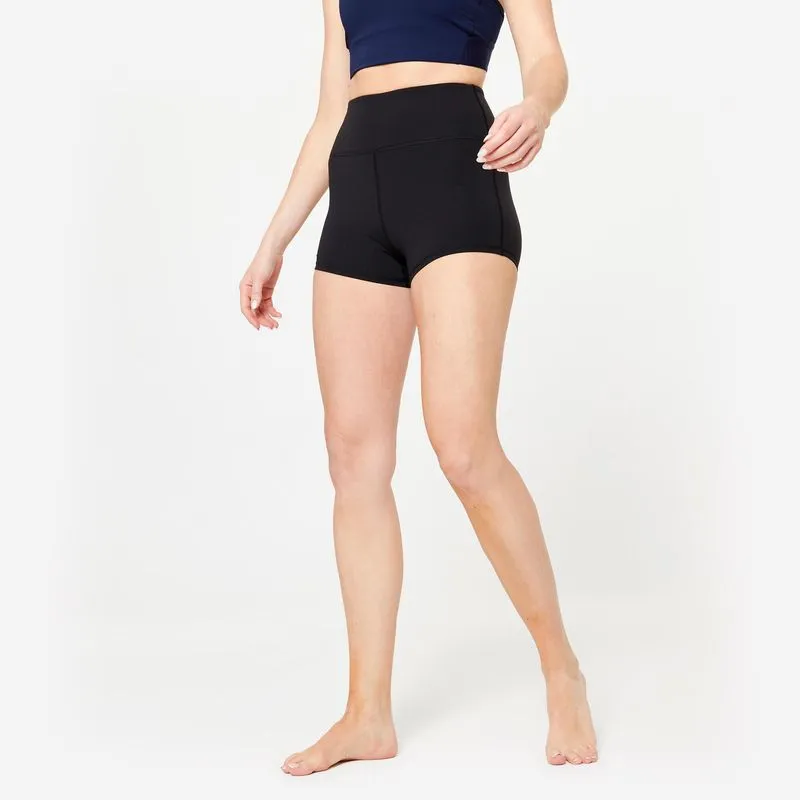Shorts Femininos de Cintura Alta para Dança Moderna, S