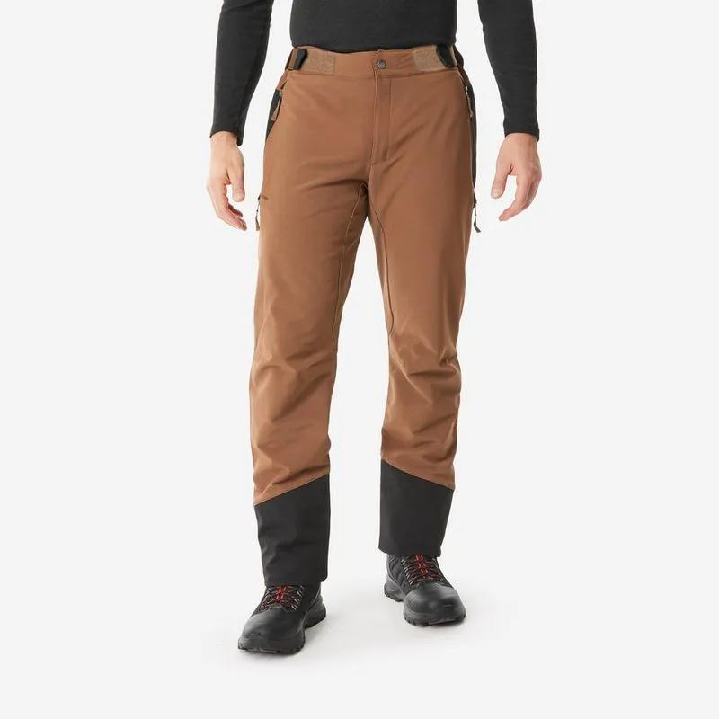 Calça Masculina Térmica para Trilha SH500 MTN Ventil Quechua Marrom, M/G