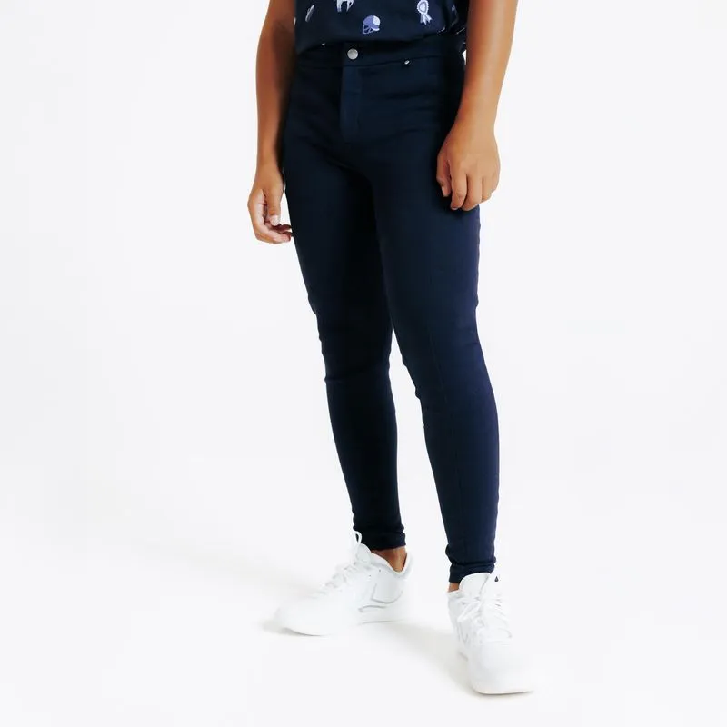 Culote Infantil de Hipismo Magic Fouganza Azul - 7-8 ANOS