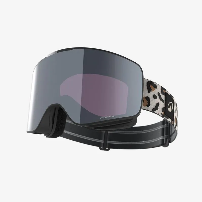 Máscara Adulta de Esqui e Snowboard G 900 C HD Wedze Branca Máscara de Ski e Snowboard G 900 C HD Wedze, P