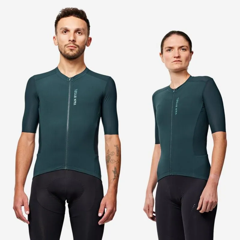 Camisa unisexx de Ciclismo Racer 2 Van Rysel Azul Racer 2 ss jersey unisex m electric, 2xl Azul M