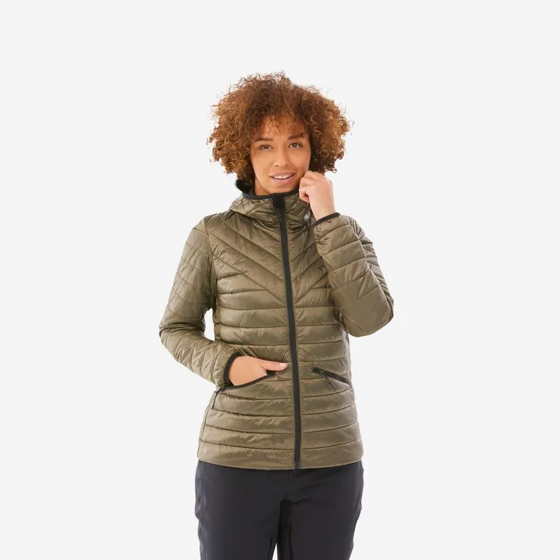 Jaqueta Feminina de Ski Doudoune 500 Wedze Dourada, 2XL