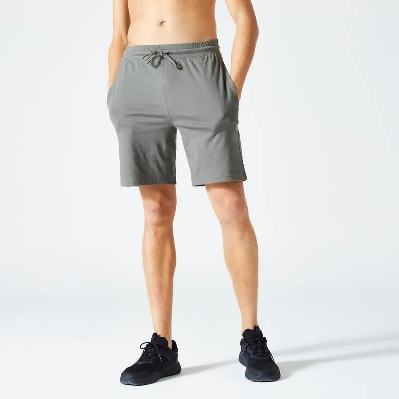 Short Masculino de Pilates Reg 500 Domyos Claro Caqui - caqui-claro - P