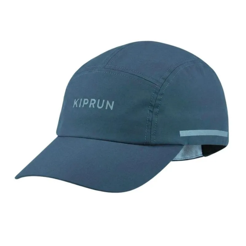 Boné de Corrida Adulto Pluie 5 Panel Azul Petróleo Kiprun, ÚNICO