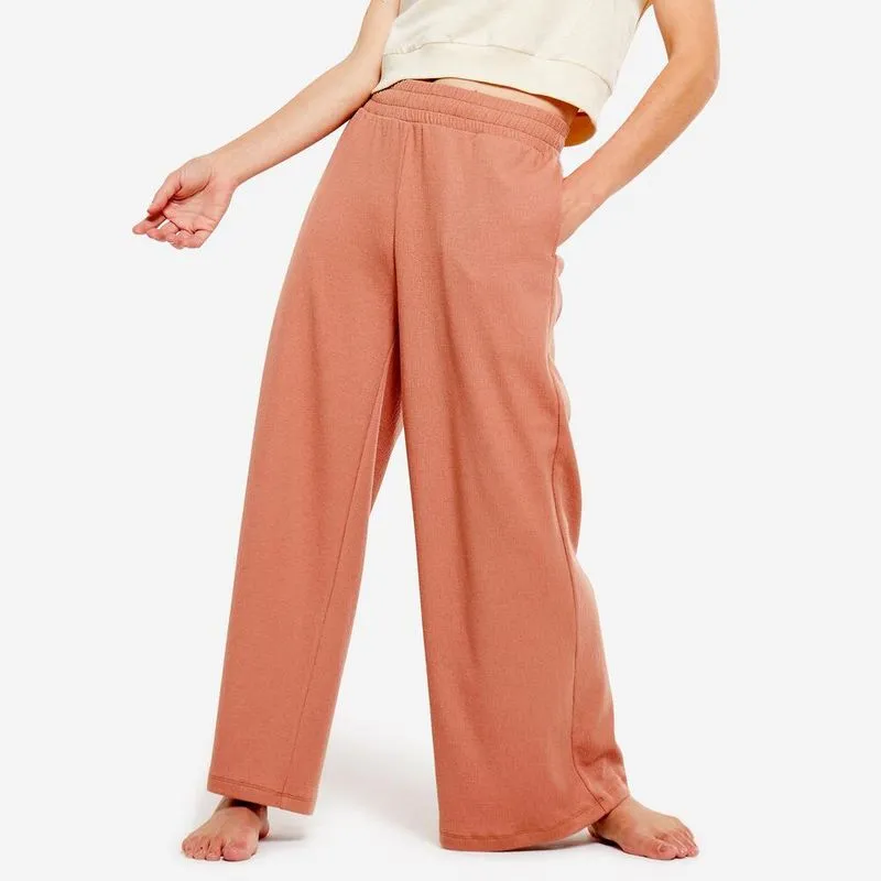 Calça Feminina de Yoga Kimjaly Marrom - GG