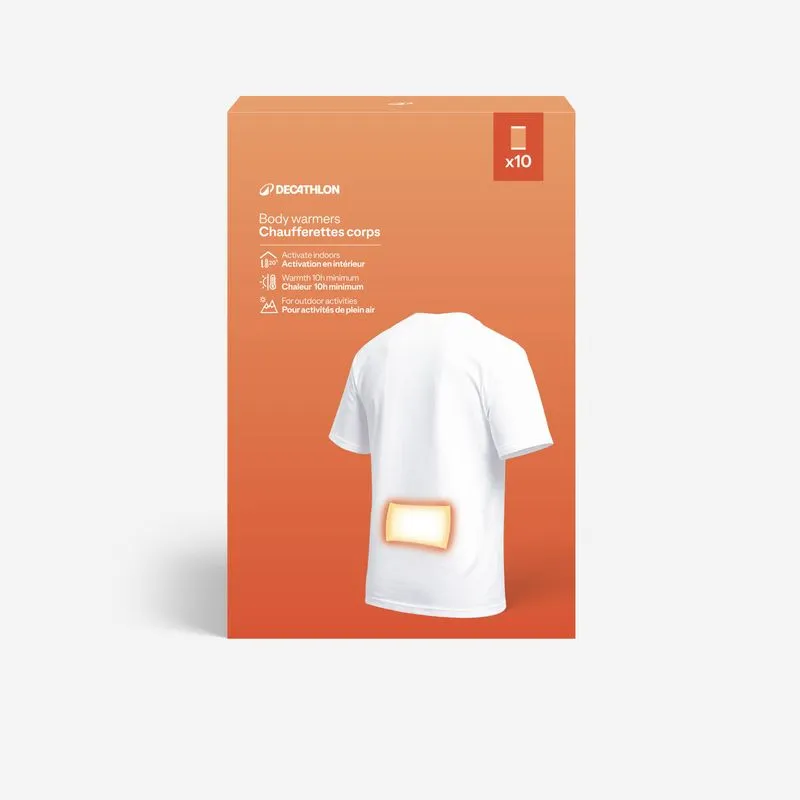 Kit 10 Unidades de Aquecedores para Corpo Inverno Wedze Branco ESCALFETAS DE CORPO (CONJUNTO DE 10), ÚNICO