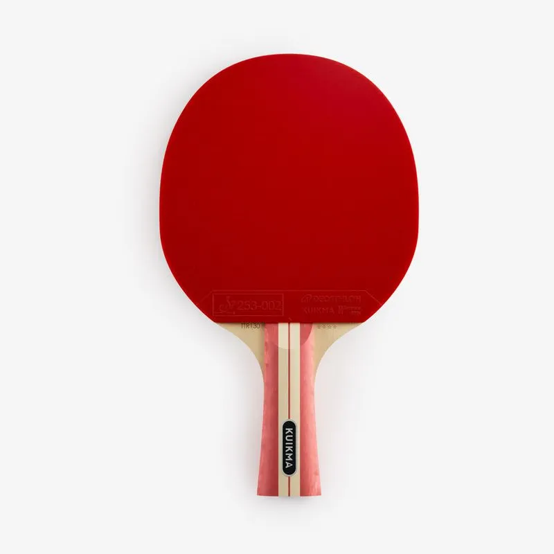 Raquete de Tênis de Mesa TTR 130 Spin Pongori Vermelha - UNICO