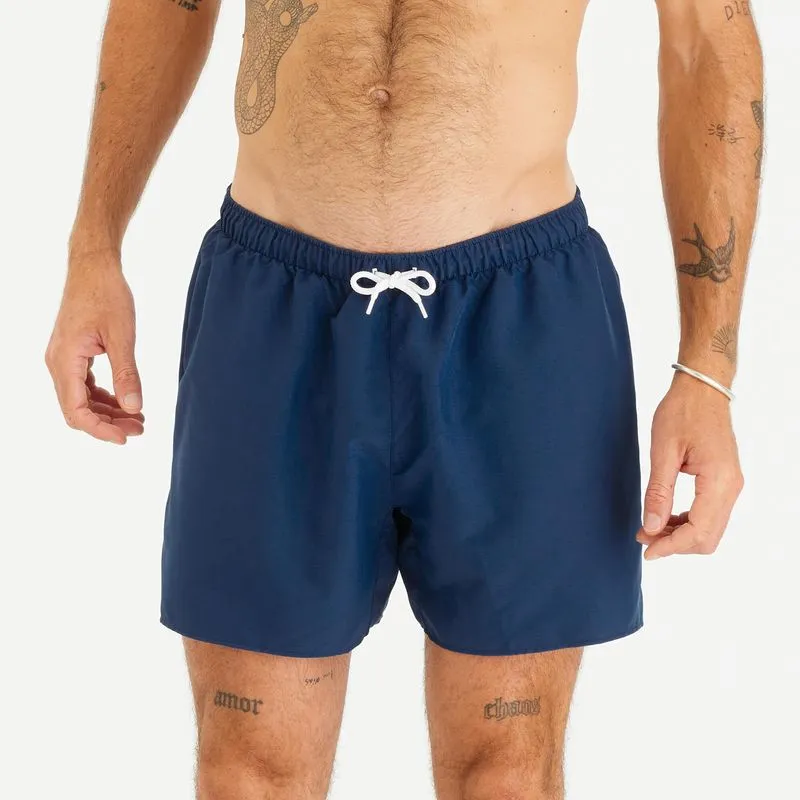 Short Masculino de Natação Basic Text 100 Verde Shorts masculino de surf 100 Hendaia MW 15", M