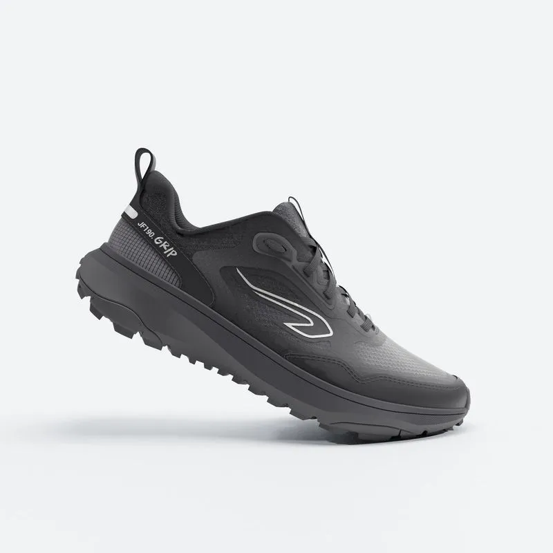Tênis Masculino de Corrida JF190 Grip Kiprun Preto Tênis de corrida DECATHLON JF 190 grip masculino full black, 40 BR