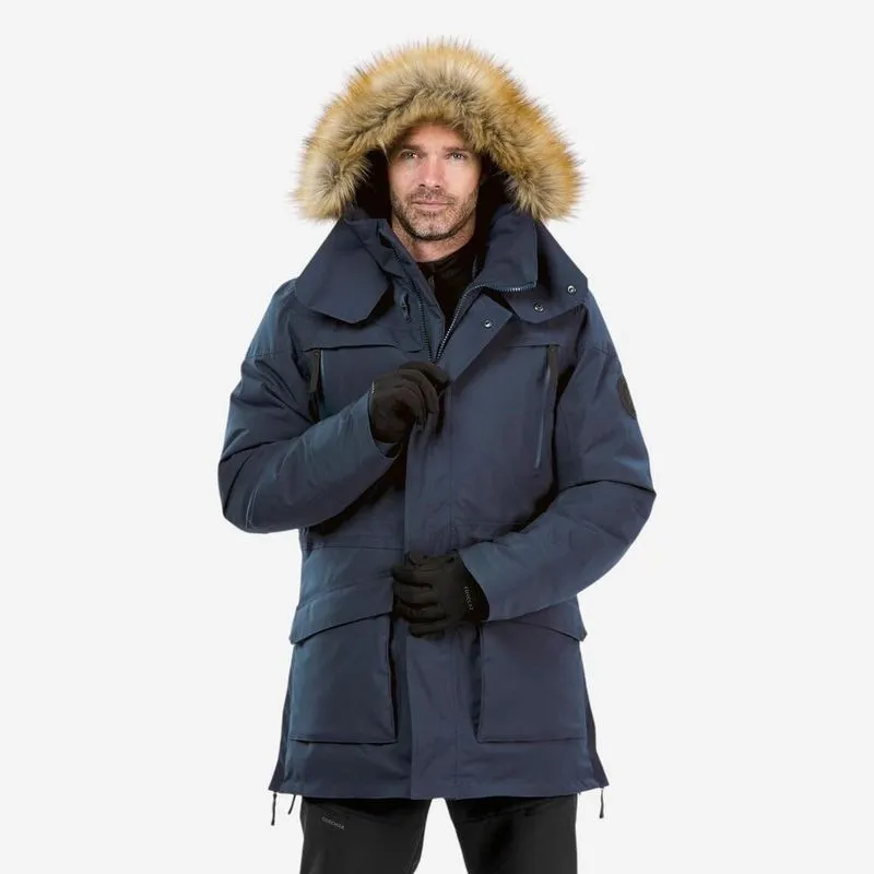 Parka Masculina de Trilha SH500 Ultra Warm -20° Quechua Azul - M