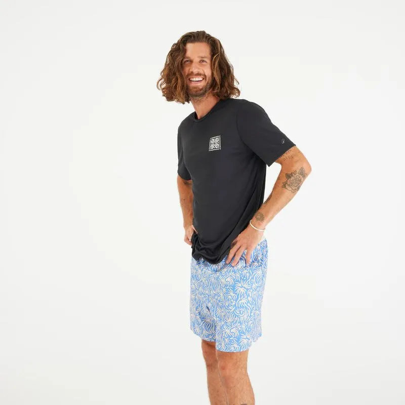 Camisa Masculina de Surf Proteção Uv50+ 900 Bs Olaian Preta, GG