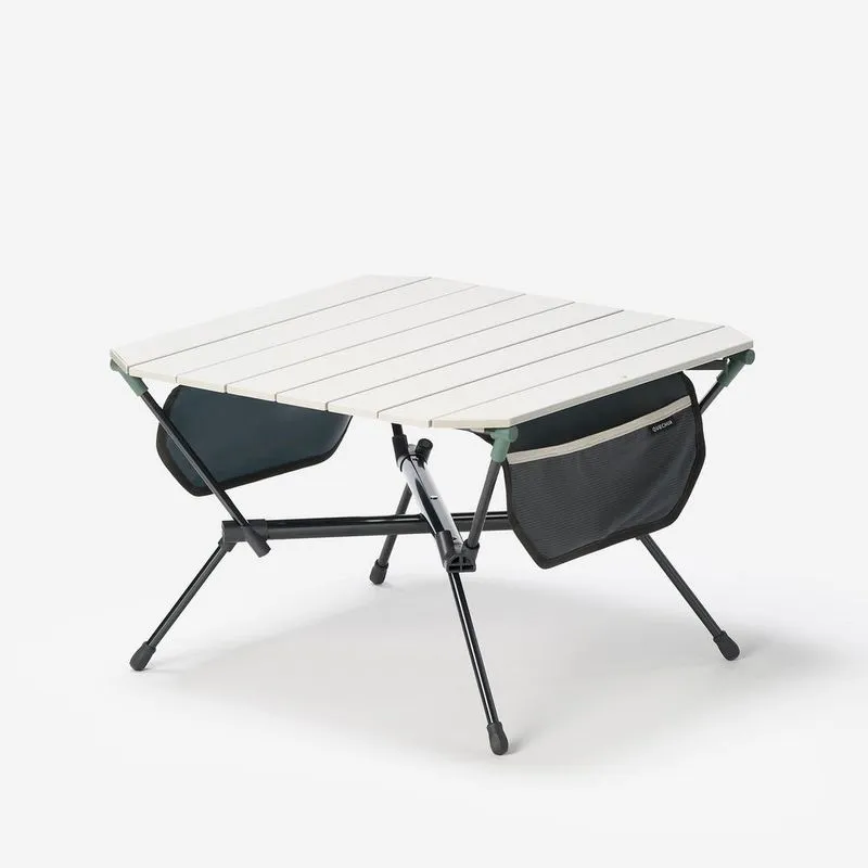 Mesa de Camping Dobrável H500 Quechua Bege - UNICO