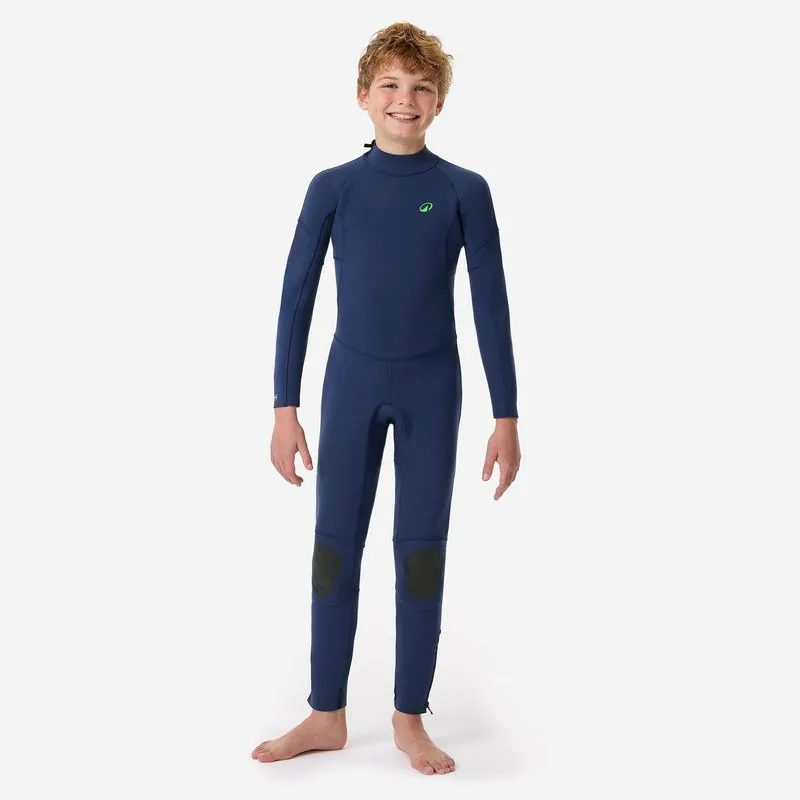 Long John Infantil 2/2mm Yulex Decathlon Azul Long John 2/2 Mm Yulex Azul para Criança Decathlon, 7-8 ANOS