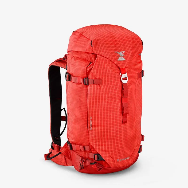 Mochila de Alpinismo 33l Evo Simond Vermelha - ÚNICO
