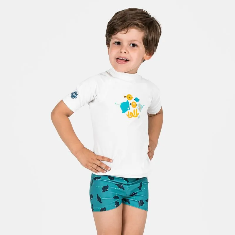 Sunga infantil de natação Boxer BB Nabaiji, 2 Anos