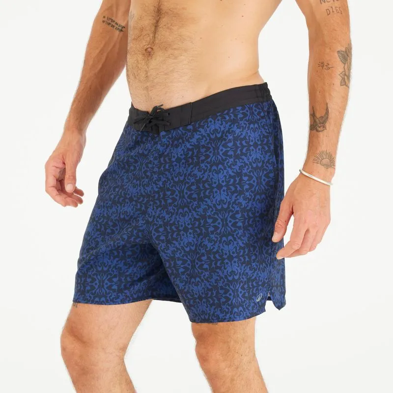 Shorts Masculino de Surf 100 18" Strdarknight Decathlon Azul, G