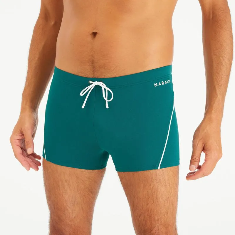 Calções de banho Natação Boxers Homem - 100 Plus verde, P