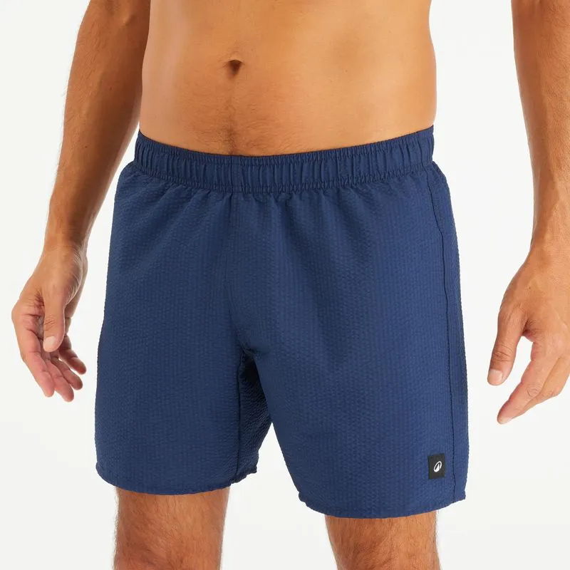 Short Masculino de Natação Swimshorts Basic Text 100 Decathlon Azul Shorts masculino de natação Swimshorts Basic Text 100, P/M