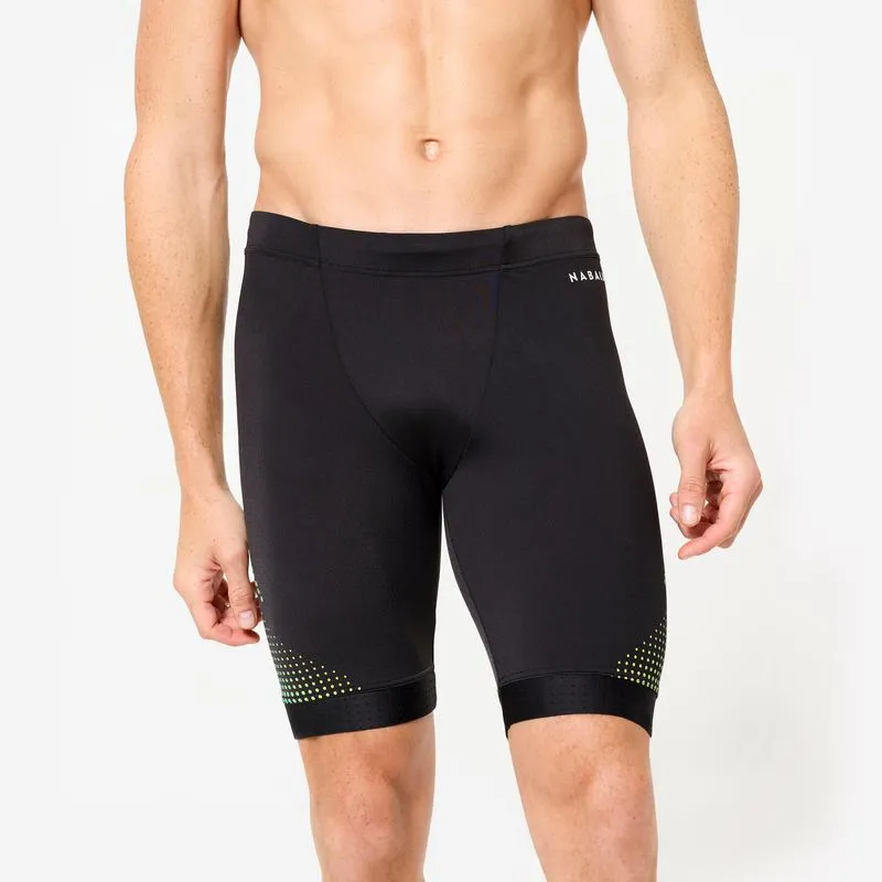 CALÇÕES de natação JAMMER - 500 fiti HOMEM PRETO AMARELO, M