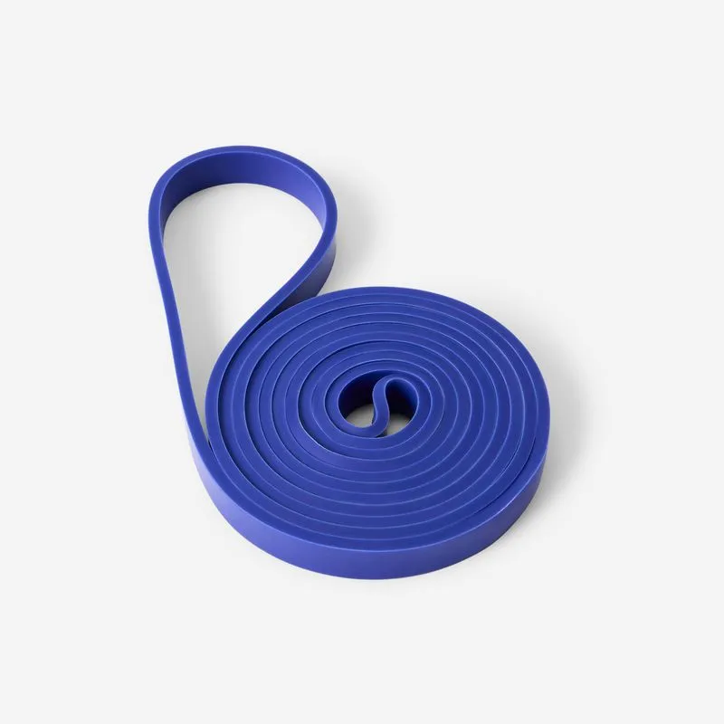 Faixa elástica de Treino resistência 15 kg Domyos Azul Marinho Faixa de Musculação 15 Kg Domyos, ÚNICO