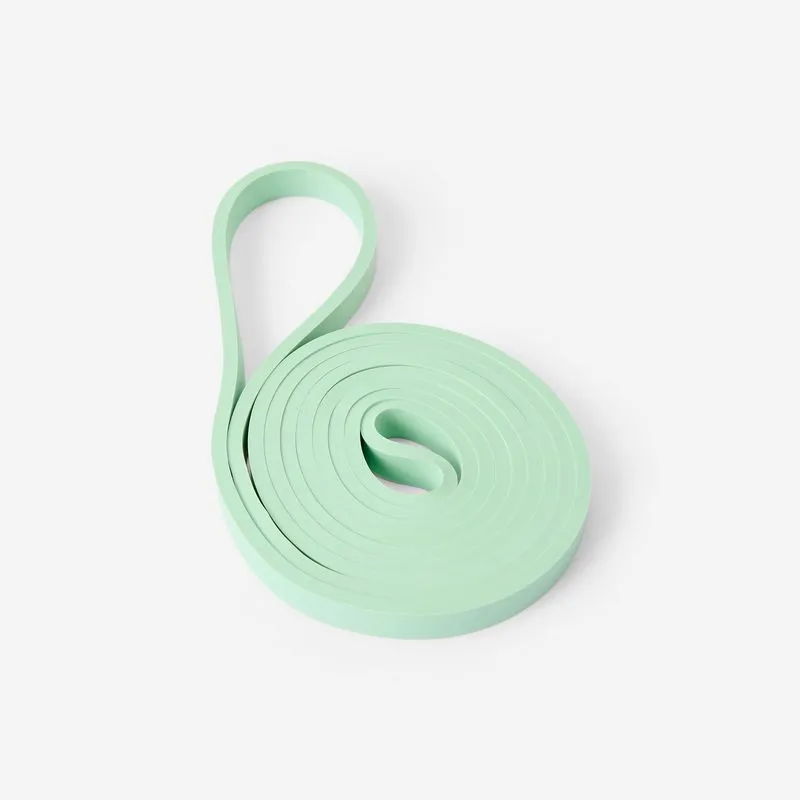 Faixa elástica de Treino resistência 10 kg Domyos Verde, ÚNICO