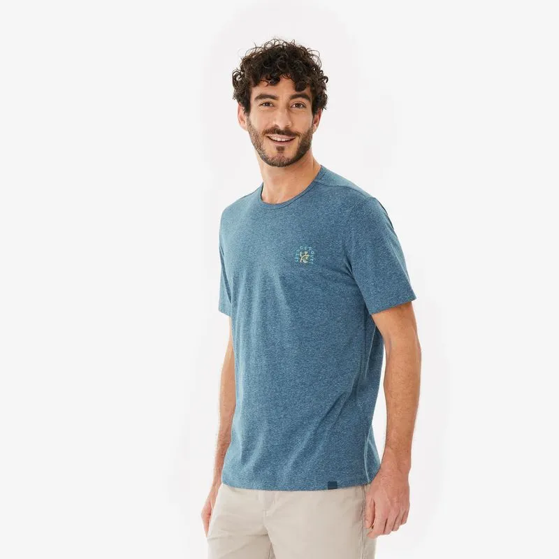 Camiseta Masculina de Trilha NH100 Quechua Azul - 3G