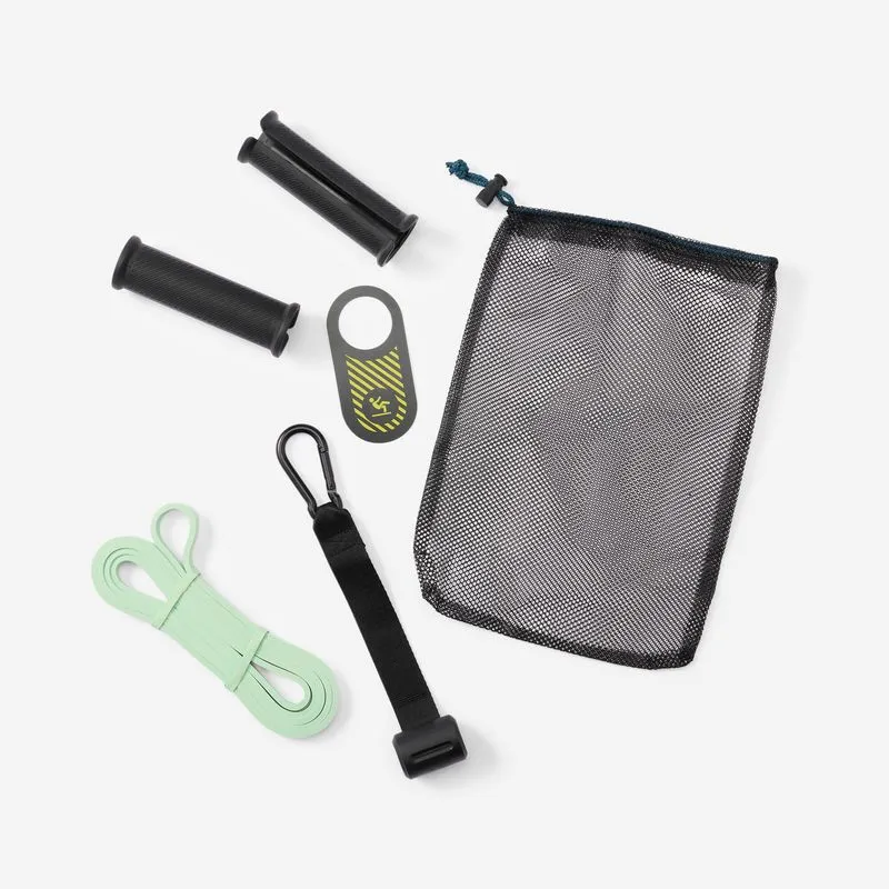 Kit de Elásticos para Musculação Domyos Preto Kit de Elásticos para Musculação Preto Domyos, ÚNICO