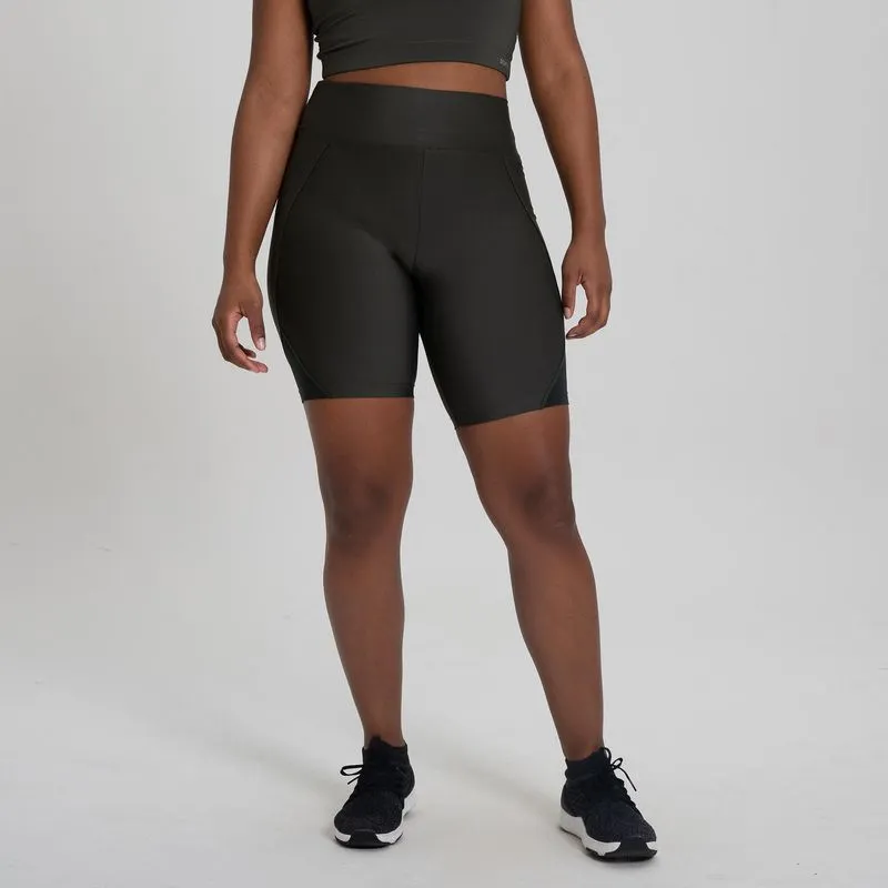 Bermuda Feminina de Treino Mesh 120 Domyos Verde Bermuda Feminina de Fitness 120 Domyos, PP