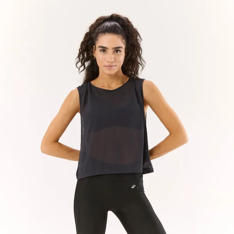 Regata Feminina de Treino Muscle Domyos Cinza - GG