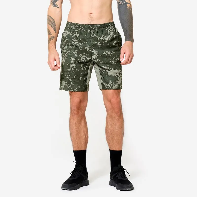 Shorts Masculino de Academia Short Masculino de Academia Domyos Verde, G