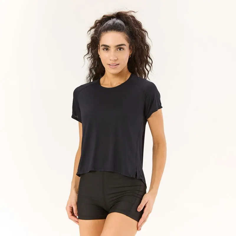 Camiseta Feminina de Treino New Crepo Domyos Preta - M