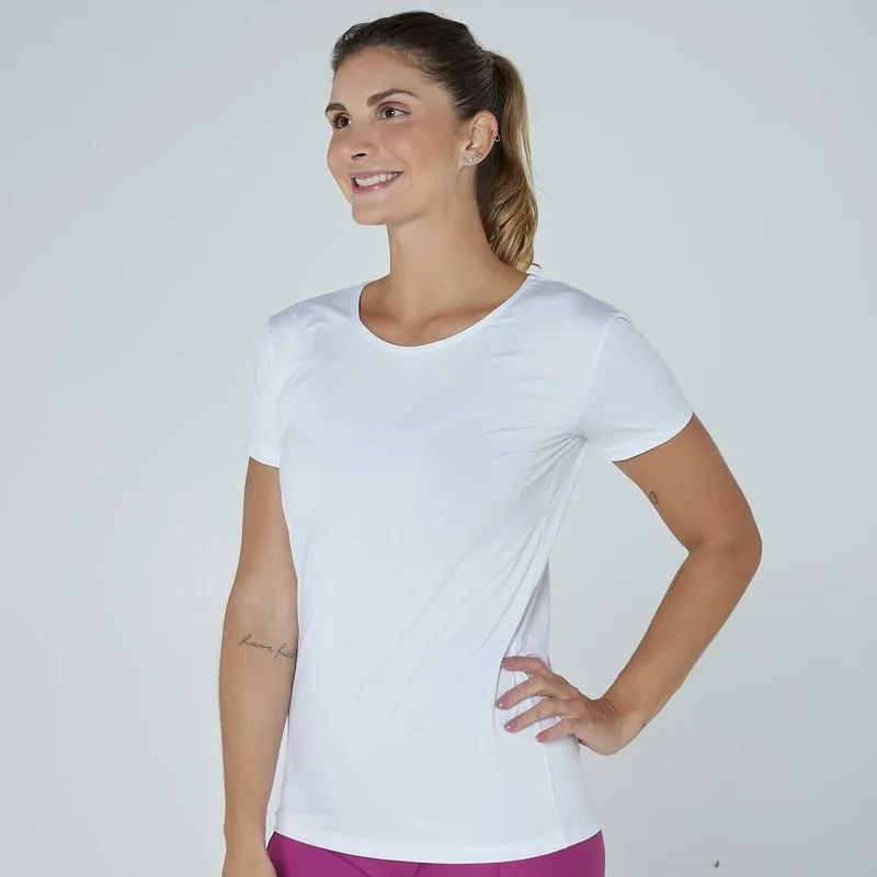 Camiseta Feminina de Treino Domyos Branca - GG
