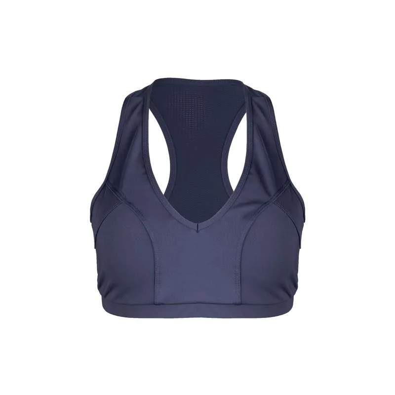 Top Feminino de Treino Active Domyos Azul Marinho Top Esportivo Feminino de Treino 500, GG