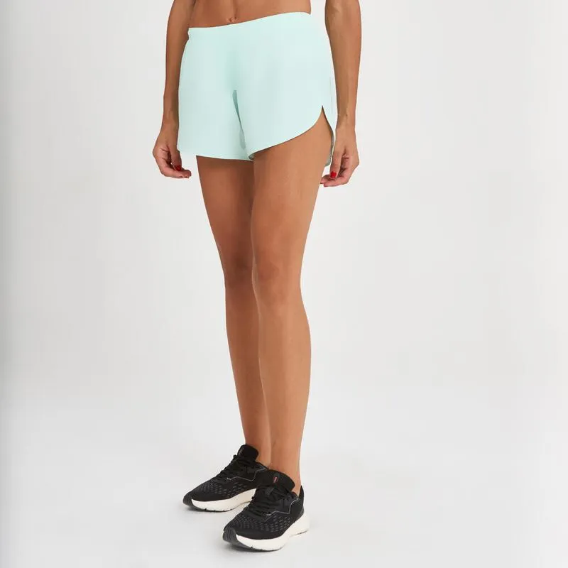 Shorts Feminino de Corrida Run Kalenjii Menta, PP