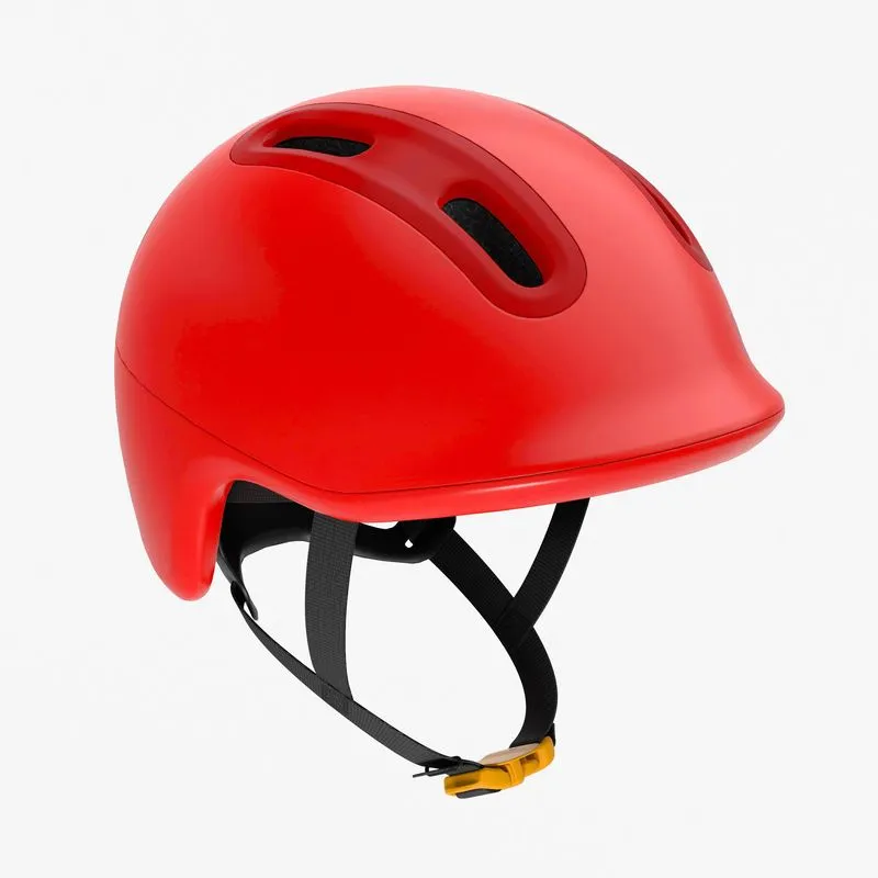 Capacete Infantil de Ciclismo Play 500 Btwin Vermelho Capacete Infantil de Ciclismo Play500 Vermelho Btwin, PP/47-52CM