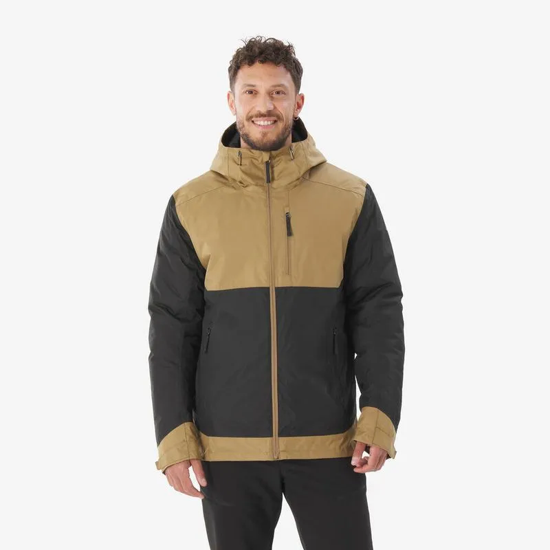 Jaqueta Masculina de Trilha Impermeável NH500 Quechua Marrom- 3G