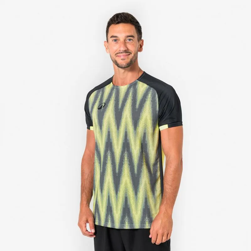 Camiseta Masculina de Futebol Viralto Kipsta Amarela e Preta - 3G