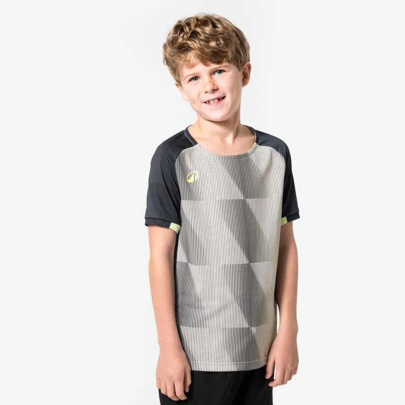 Camisa Infantil De Futebol Viralto JR Kipsta Cinza, 8 ANOS