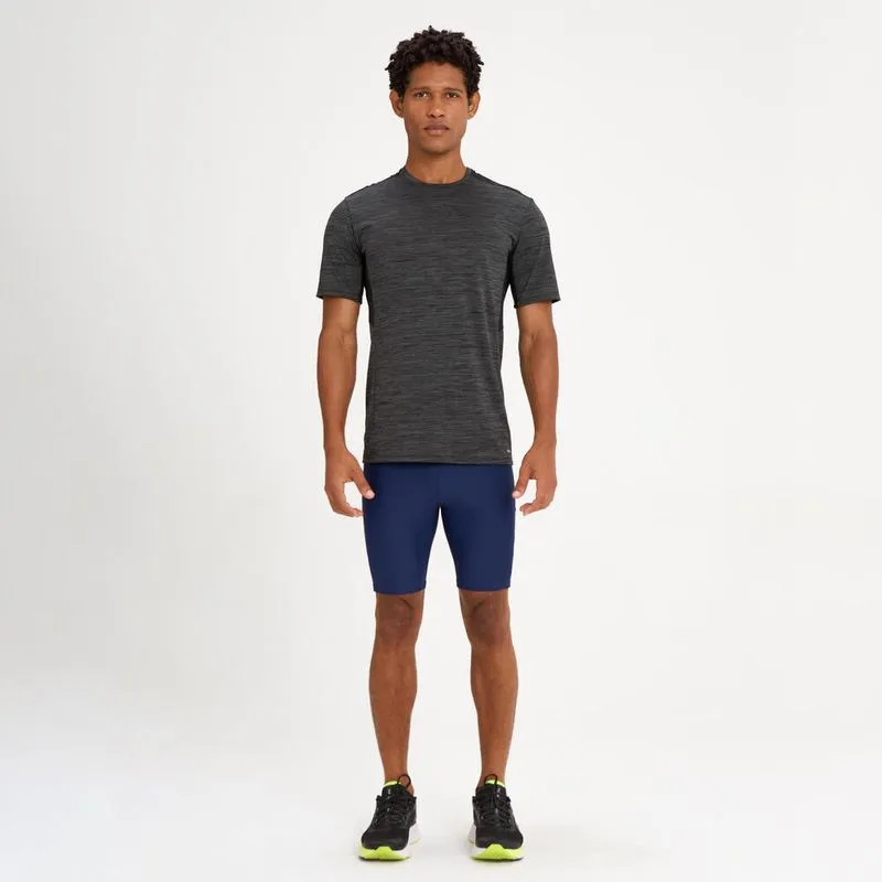 Camiseta Masculina de Corrida Dry 500 Kalenji Preta, GG
